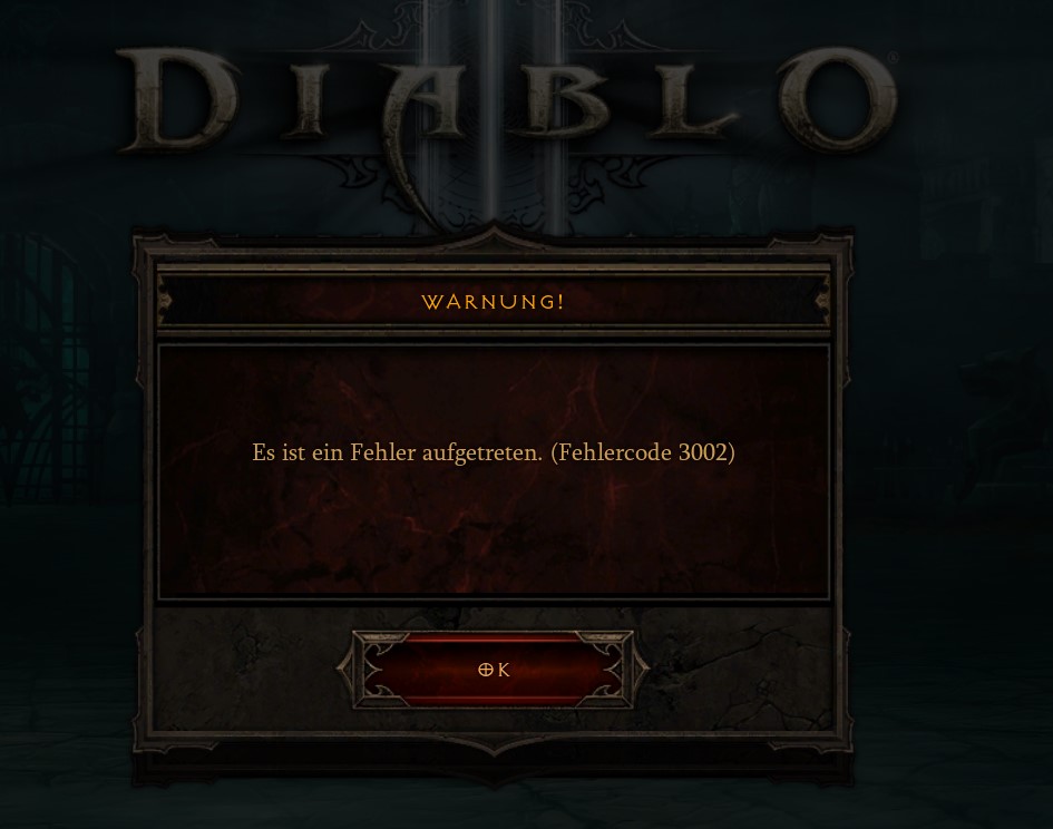 Diablo 3 Fehler