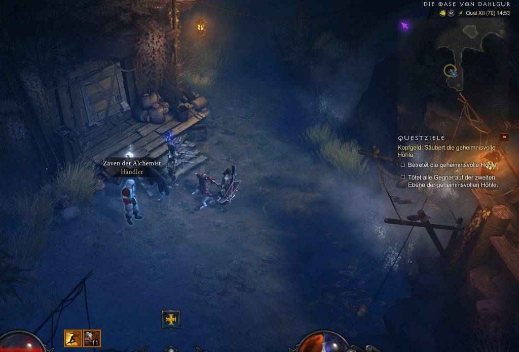 Diablo 3 Hirtenstab Geheimnisvolle Höhle Akt 2 NPC