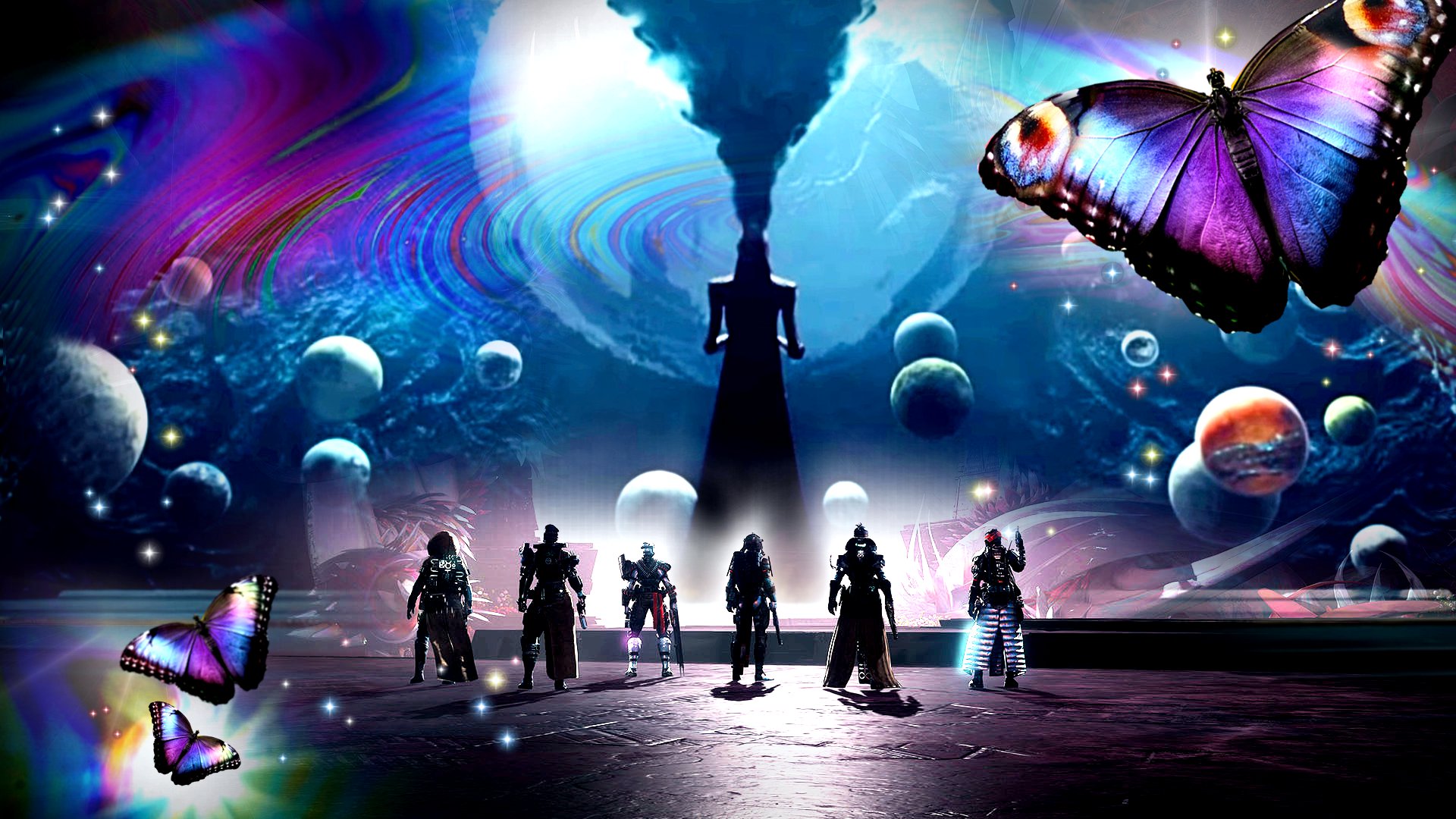 In Destiny 2: Lightfall zeigt ein Leak Rüstungen, die wie Schmetterlinge aussehen – Sind gepunktet, bunt und schillernd