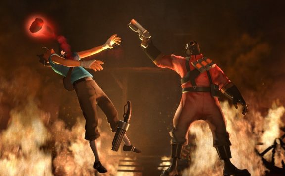 Team Fortress 2 Meet the Pyro Titel