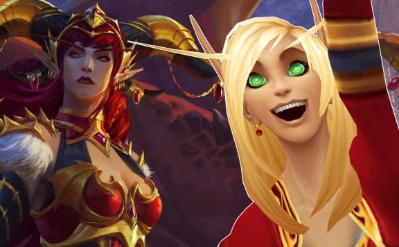 WoW Alexstrasza Blood Elf Cheer titel title 1280x720