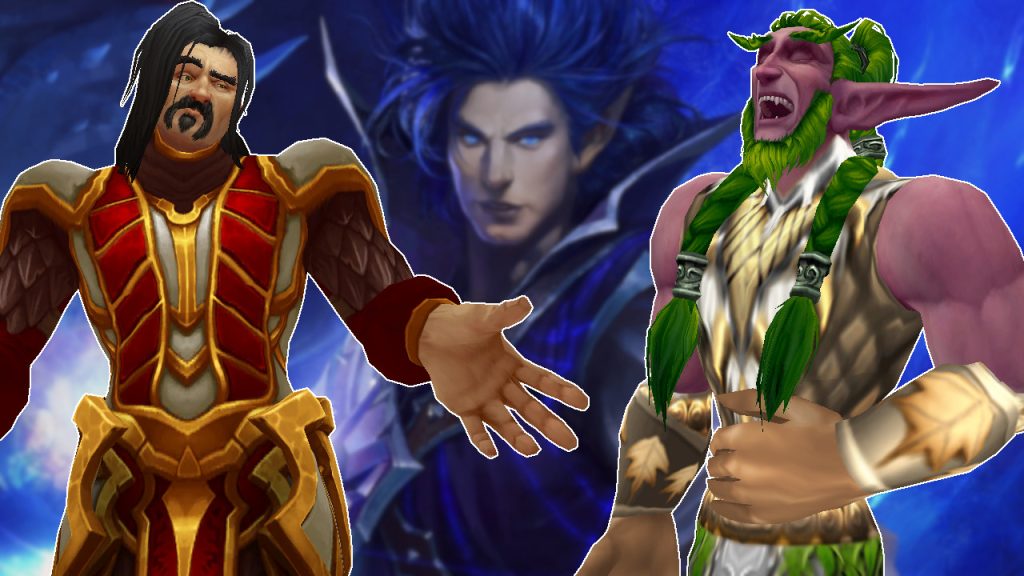 WoW Dragonflight Human Ask Night Elf Laugh Male titel title 1280x720