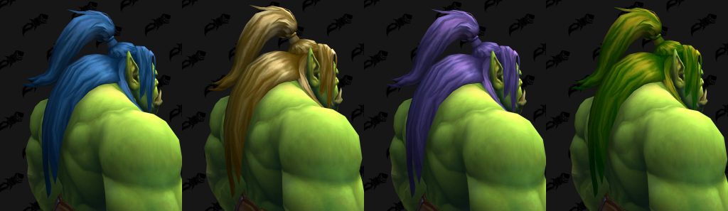 WoW Orc Male New Haircolors 1007