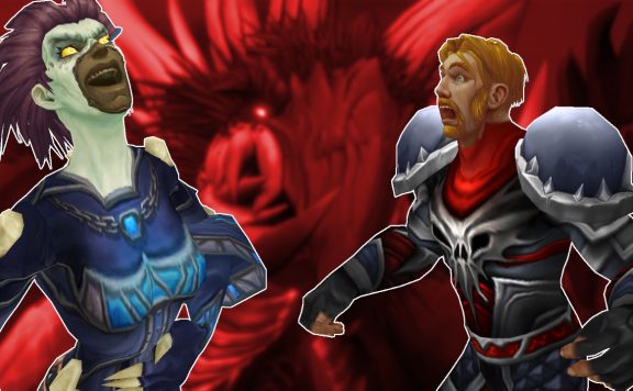 WoW Priest Undead Laughing Human Male Death Raszageh titel title 1280x720