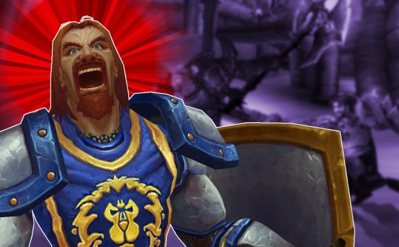 WoW PvP Warrior Human Male Yell titel title 1280x720