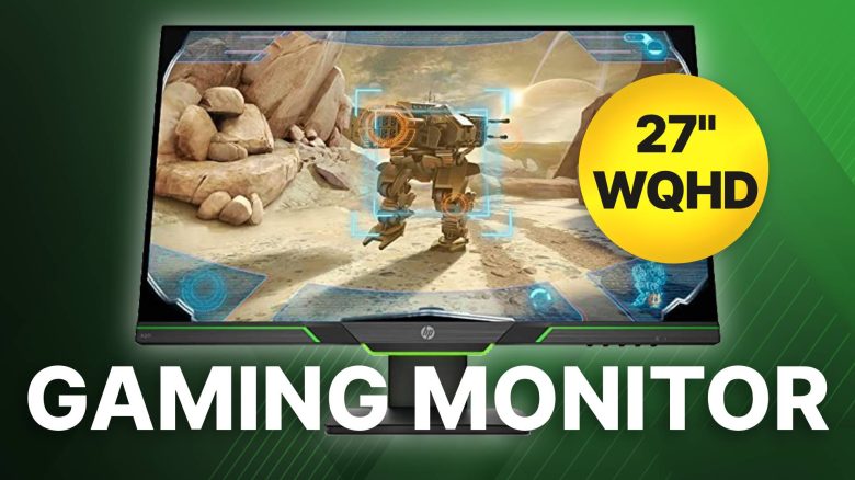 WQHD Gaming Monitor von HP mit 144 Hz und fantastischem Preis-Leistungs-Verhältnis jetzt im Angebot bei Amazon