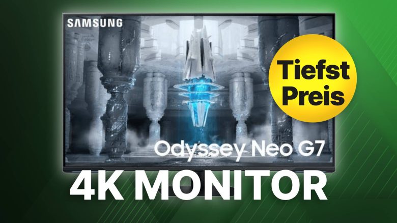 Samsung Odyssey Neo G7: 4K Gaming Monitor mit 144 Hz & HDMI 2.1 jetzt zum Tiefstpreis sichern