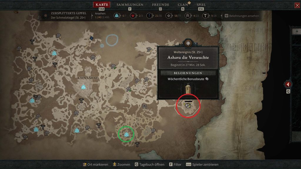 Diablo 4 Ashava Map