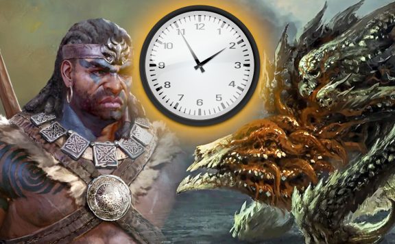 Diablo 4 Beta Weltboss Titel mit Uhr