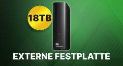 Nie wieder Speichermangel: Schnappt euch die riesige 18 TB externe Festplatte von WD zum Tiefstpreis
