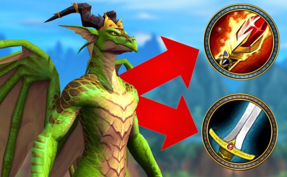 WoW Dracthyr Class Icons Mage Warrior choice titel title 1280x720