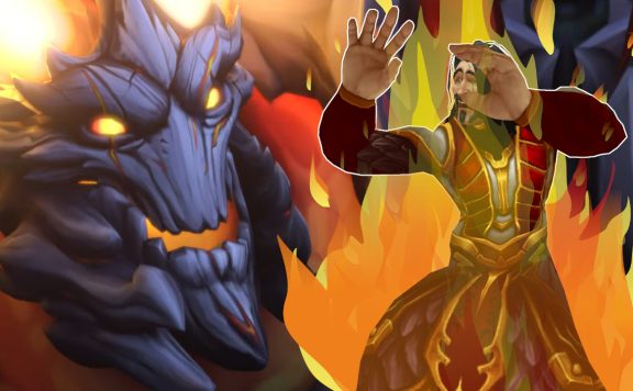 WoW Fyrakk burning human male titel title 1280x720