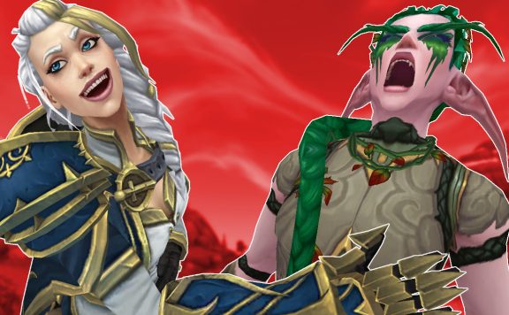 WoW Jaina Laugh Nightelf Angry roar titel title 1280x720