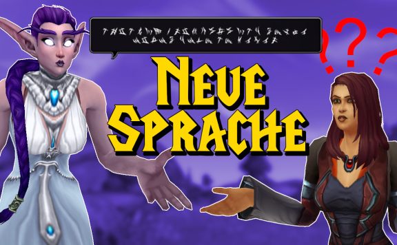 WoW Neue Sprache Furbolg Night Elf talking human female confused titel title 1280x720