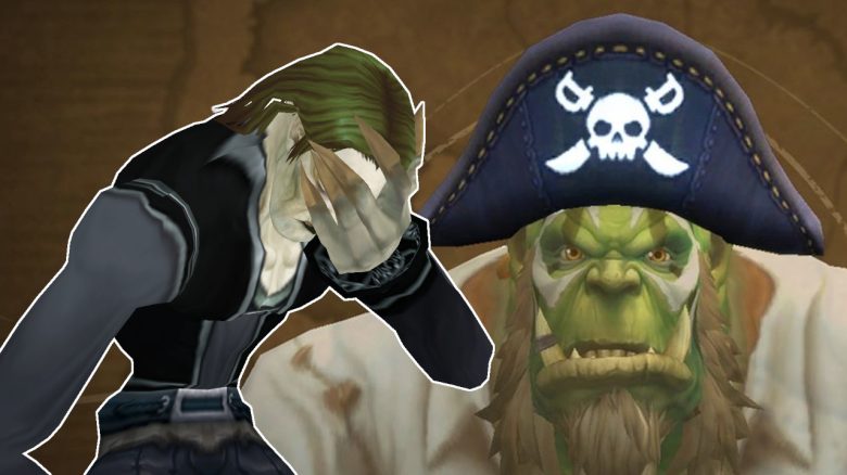 World of Warcraft Handelsposten Piratenhut Facepalm Titel