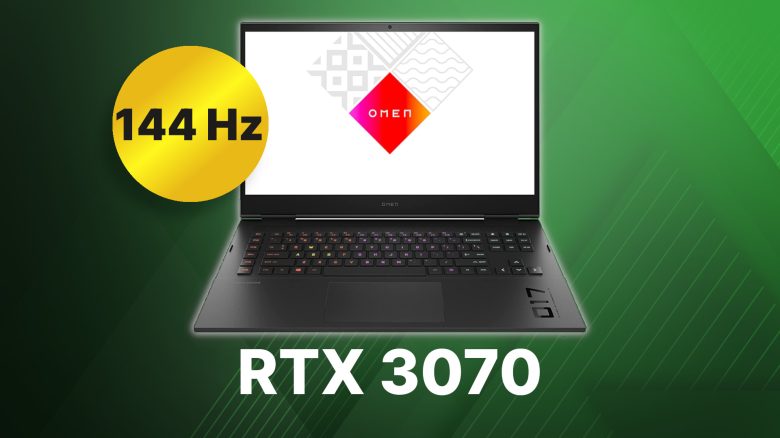 Mit RTX 3070 und 144Hz: HP OMEN Gaming Laptop jetzt günstig bei Amazon