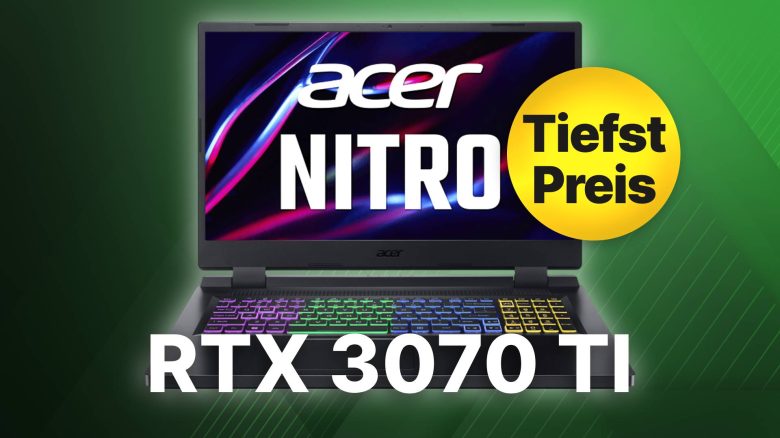 Schneller als 144 Hz dank RTX 3070 Ti: Dieser Gaming Laptop mit 165 Hz Bildschirm und WQHD ist gerade extrem günstig