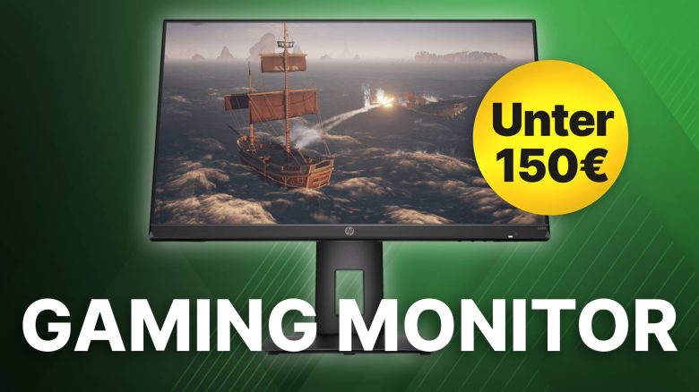 Amazon Angebot: HP Gaming Monitor mit 24 Zoll & 144 Hz jetzt unter 150€ sichern