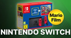 Nintendo Switch in Rot Super Mario Film Bundle