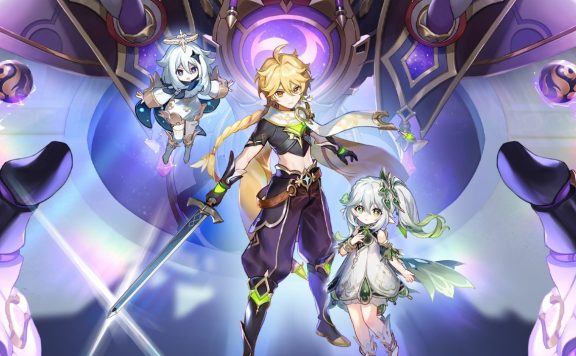 Genshin Impact Titel Traveler Paimon Nahida