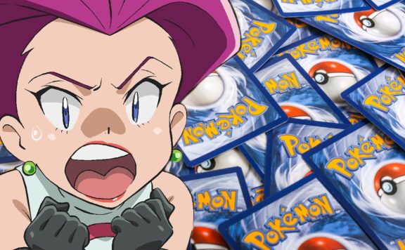 Titelbild: Jessie vor Pokémon-Karten