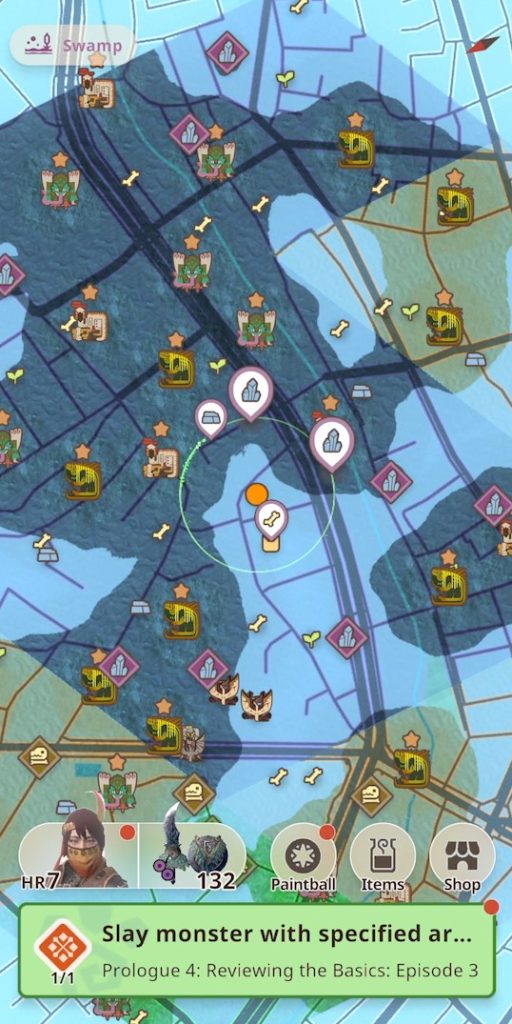 Monster Hunter Now Map