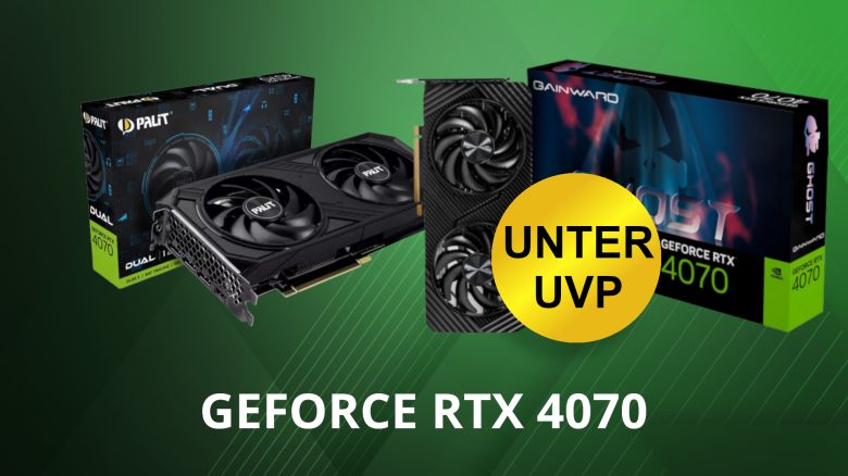 Nvidias neue Mittelklasse-Grafikkarte GeForce RTX 4070 gibt es hier bereits unter UVP