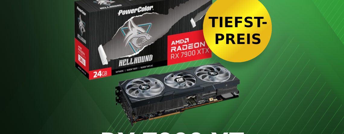 AMDs Top-Grafikkarte Radeon RX 7900 XTX gibt es jetzt zum neuen Tiefstpreis für unter 1.000 Euro im Angebot