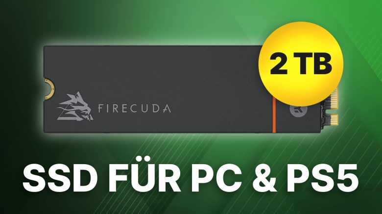 SSD für PC & PS5: Seagate FireCuda 530 mit 2 TB und Heatsink jetzt bei Amazon zum Tiefstpreis im Angebot