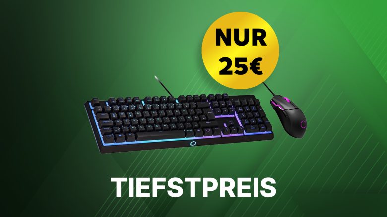 Gute Gaming-Tastatur und Maus jetzt für nur 25 Euro sichern – Tiefstpreis im Amazon-Angebot