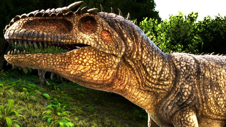 Titel ARK Survival Evolved Giganotosaurus