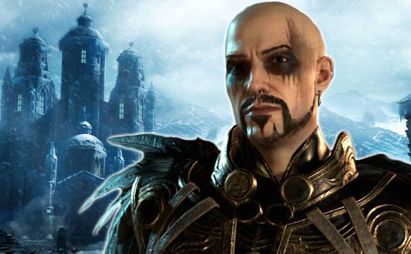 Titel Diablo 4 Zauberer Eislandschaft