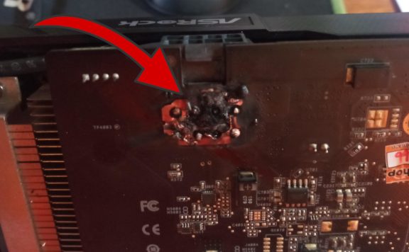 Titelbild kaputte Grafikkarte reddit Kurzschluss