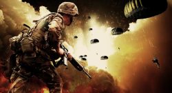 War Shooter Solider Parachute Drops title titel 1280x720