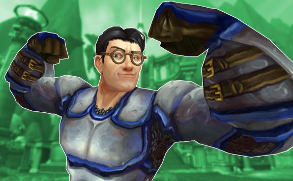 WoW Human Male Flex Tyrhold Background titel title 1280x720