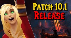 WoW Patch 101 Release blood elf cheer titel title 1280x720