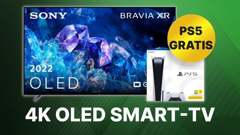 PS5 geschenkt: 77 Zoll Sony 4K OLED TV mit 1300€ Rabatt kaufen und Konsole kostenlos sichern