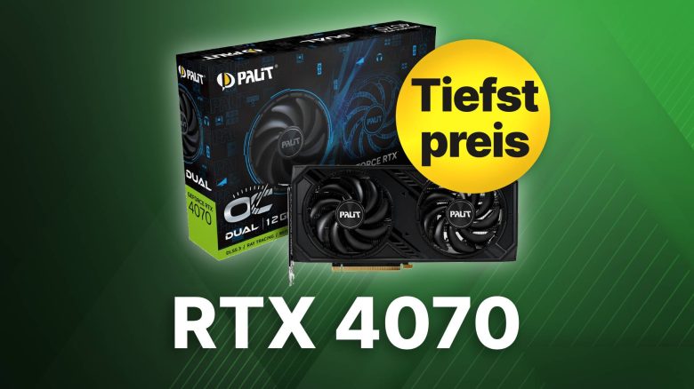 Perfekter Einstieg ins 4K-Gaming: GeForce RTX 4070 jetzt bei Mindfactory im Tiefstpreis-Angebot