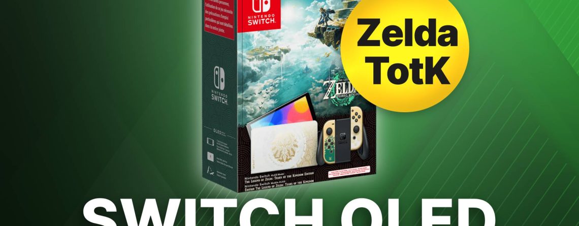 Nintendo Switch OLED in der Zelda Tears of the Kingdom Edition jetzt wieder bei Amazon zu kaufen