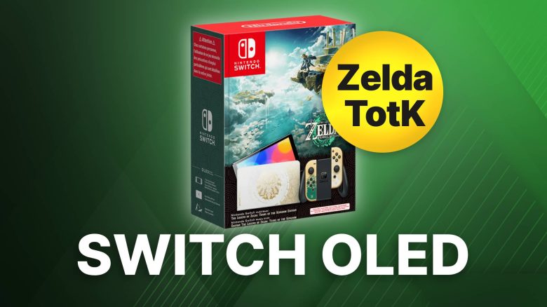 Nintendo Switch OLED in der Zelda Tears of the Kingdom Edition jetzt wieder bei Amazon zu kaufen