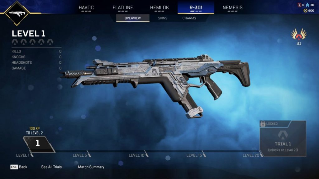 Apex Legends Weapon Mastery