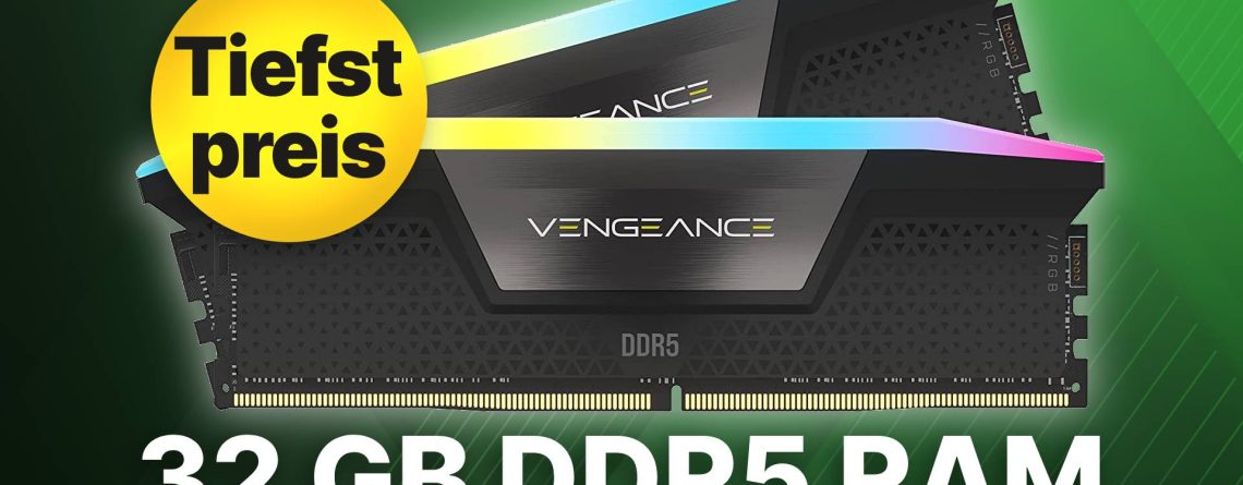Sagt Lag den Kampf an: 32 GB DDR5 Arbeitsspeicher RAM jetzt bei Amazon im Angebot