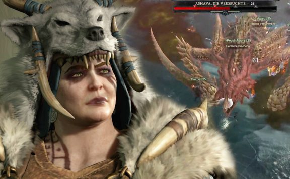 Diablo 4 Druide starrt auf Ashava leichter besiegen titel