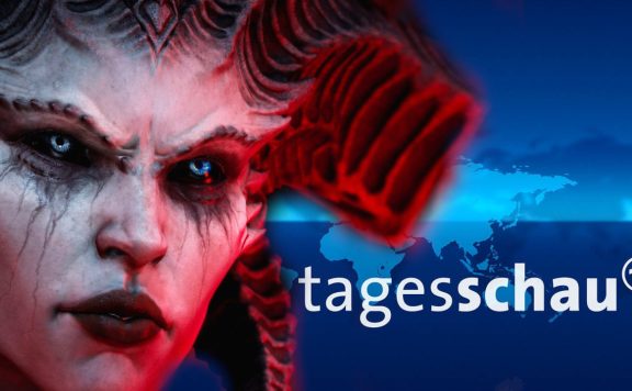 Diablo 4 Lilith moderiert die TAgesschau Titel