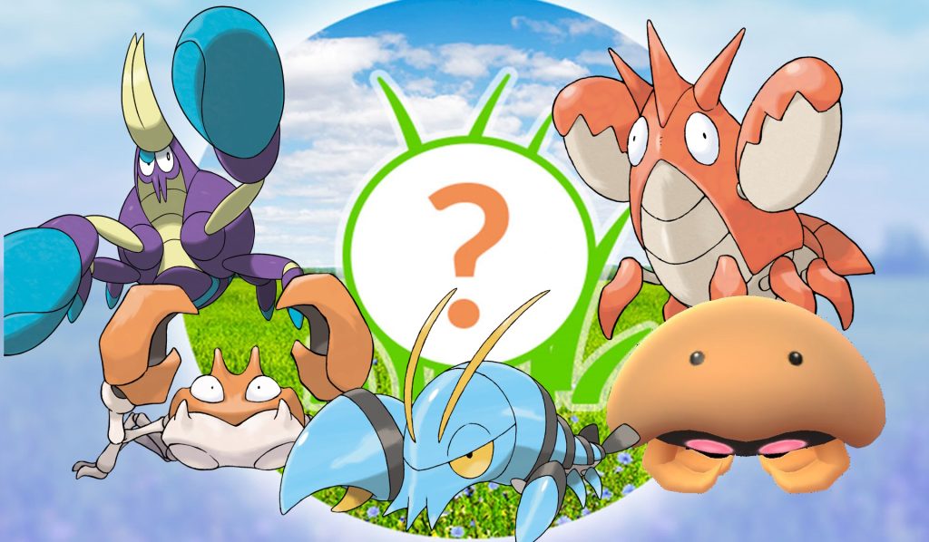 Pokémon GO Rampenlicht Kabuto Krabby Scampisto Krebscorps Krabbox Titel