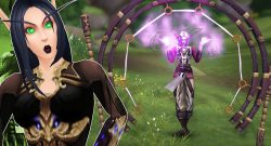 WoW Blood Elf Amazed Violet portal titel title 1280x720