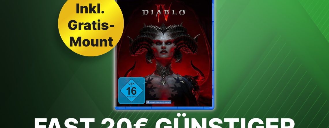 Holt euch Diablo 4 für PS5 schon jetzt 23% günstiger und erhaltet ein Mount gratis