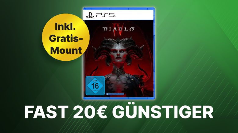 Holt euch Diablo 4 für PS5 schon jetzt 23% günstiger und erhaltet ein Mount gratis
