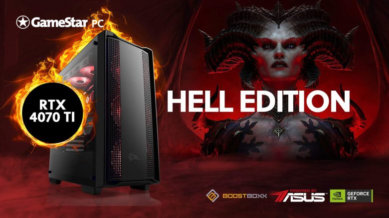 GameStar PC Hell Edition mit GeForce RTX 4070 Ti