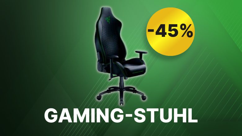 Razer Gaming-Stuhl 45% reduziert: Spart euch Geld und Rückenschmerzen mit diesem Bestpreis-Angebot